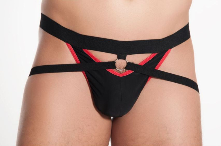 Me Seduce - Danny 男士護襠 - 黑色 - L/XL 照片