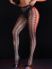 Ohyeah - Sexy Houndstooth Pantyhose - Black - L 照片-4