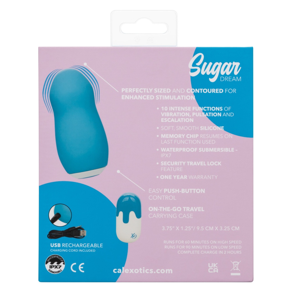 Introducing Sugar Dream, the perfect companion for your plea... CEN - Sugar Dream Vibro Bullet - Blue photo-12