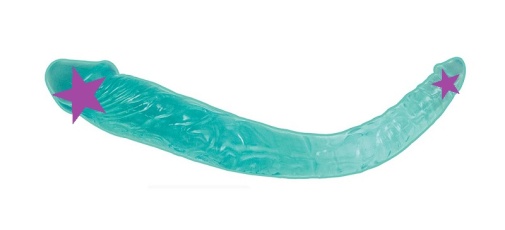 Nasstoys - Maxx Men 15" Double Dildo - Blue photo