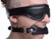 Strict - 軟墊眼罩及口銜套裝 - 黑色 照片-3