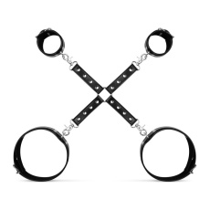 Bedroom Fantasies - Cuffs & Hogtie Set - Black photo