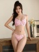 Ohyeah - Floral Bra Set - Pink - M 照片-4