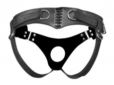 Strap U - Bodice Corset Style Strap On Harness - Black photo