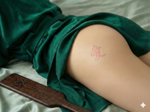 Liebe Seele - Love Wenge Wood Paddle - Brown 照片