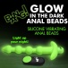 Bang! - Glow Vibro Anal Beads - Green 照片-3