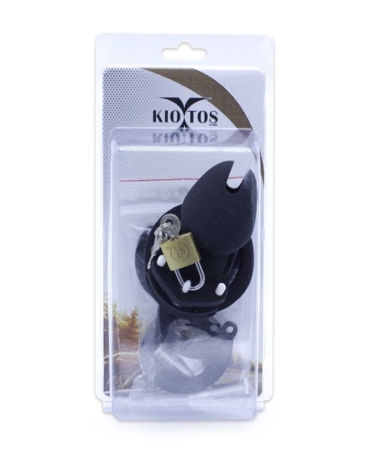 Kiotos - Silicone Chastity Cage - Black 照片