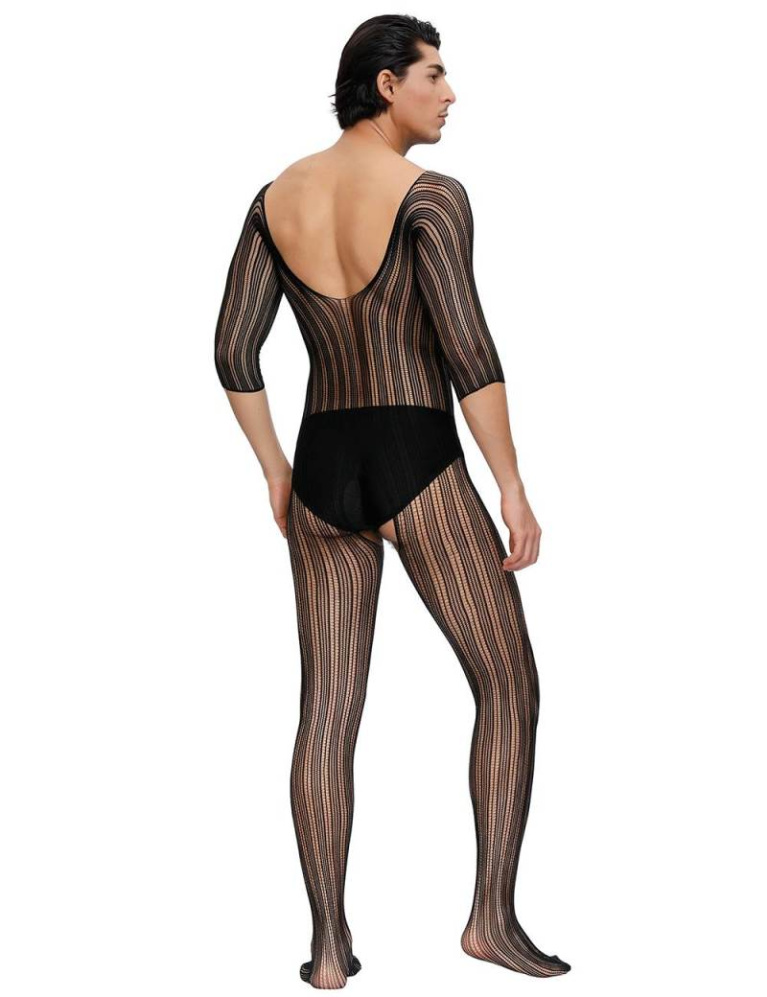 Ohyeah - Male Lace Bodystocking - Black photo