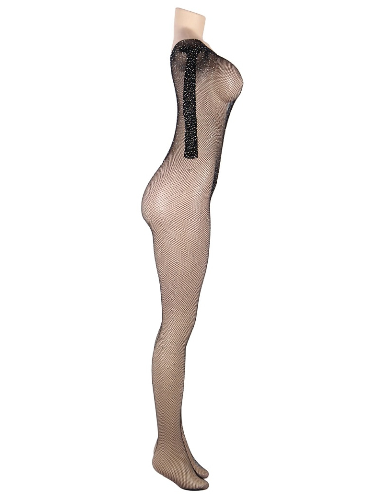 Ohyeah - Fishnet Diamonds Bodystocking - Black - M photo