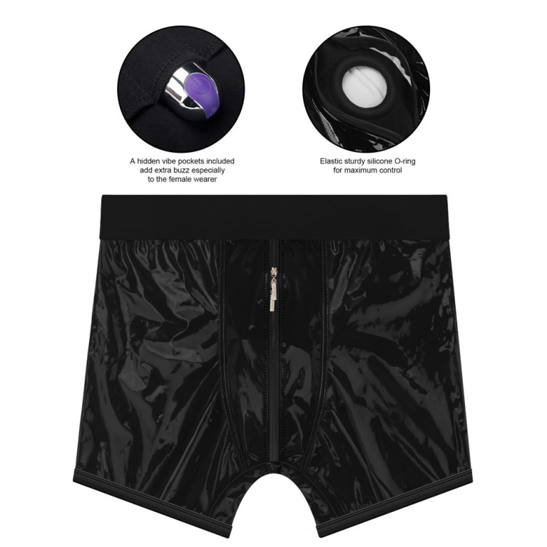 Lovetoy - 悠閒穿戴式短褲 - 黑色- L/XL 照片