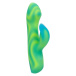 CEN - Twilight Tease LED Rabbit Vibrator - Green 照片