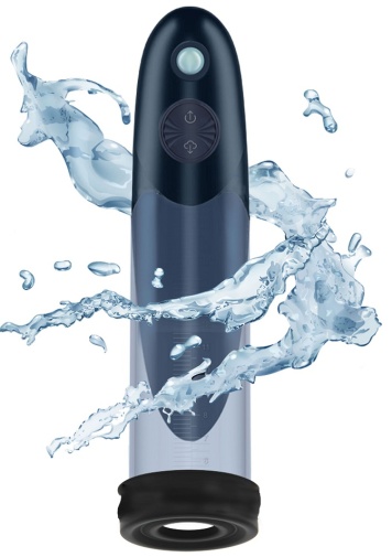 Hidden Desire - Auto Aqua Penis Pump - Black photo