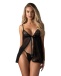 Obsessive - Blomentis Babydoll - Black - XL/XXL 照片