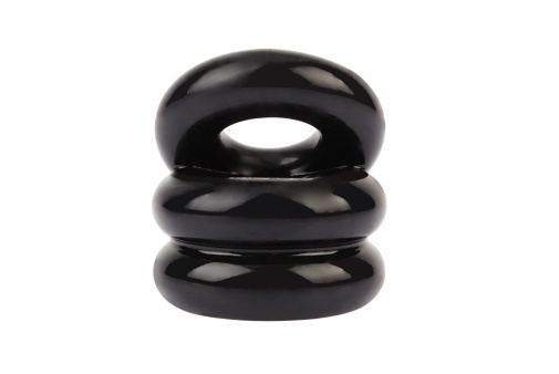 Chisa - Dual Pleasure Plus Ring - Black photo