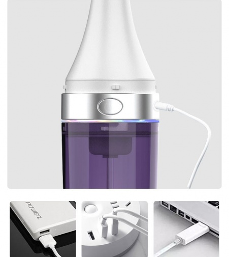 Ubetter - 電動後庭灌洗器 - 紫色 照片