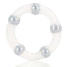 CEN - 金属五珠阴茎环 - 透明 照片