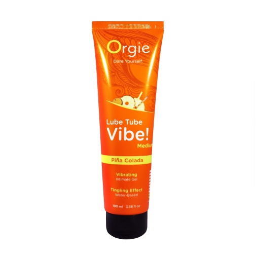 Orgie - Lube Tube Vibe! 輕微震動刺激潤滑劑 鳳梨可樂達 - 100ml 照片