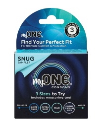 One Condoms - Snug Sampler Condoms 3's Pack photo