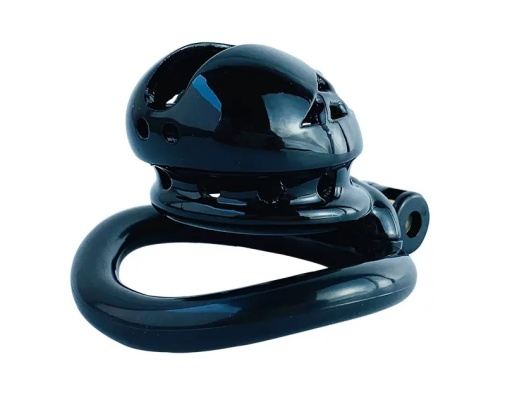 FAAK - Resin Chastity Cage 107 - Black photo