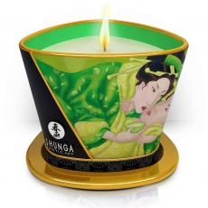 Shunga - 绿茶按摩香薰蜡烛 - 170ml 照片