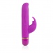Intimately sized, silky smooth, silicone dual massagers - th... CEN - Entice Bella Rabbit Vibrator - Raspberry photo-2
