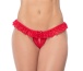 Mapale - 119 Crotchless Thong - Red - S/M 照片-2