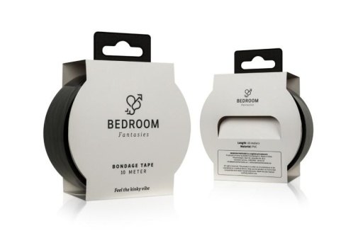 With this kinky bondage tape, you'll definitely have an ... Bedroom Fantasies - Bondage Tape 10m - Black photo