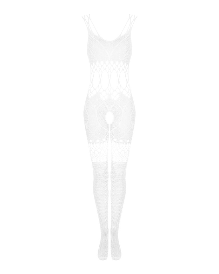 Obsessive - Bodystocking G330 - White - S/M/L photo