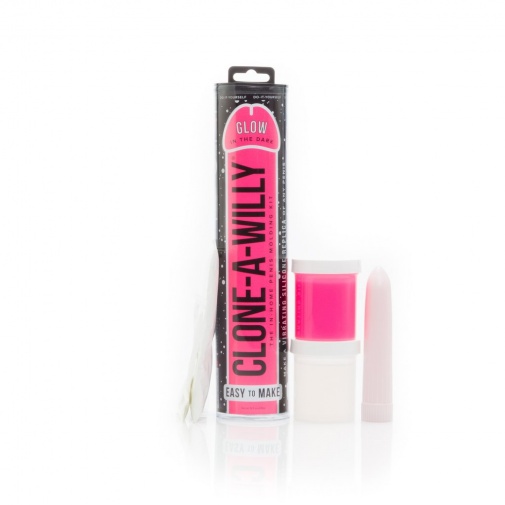 Clone A Willy - Kit Glow-in-the-Dark Dildo - Hot Pink photo