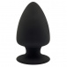 Silexpan - 4.5'' Anal Plug - Black photo