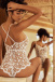 Mapale - 7543 Bridal Romper - Cherry - S photo-3