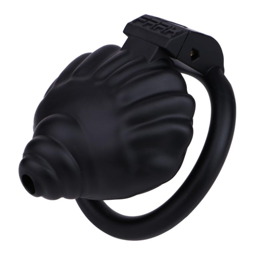 FAAK - Shell Resin Chastity Cage - Black 照片