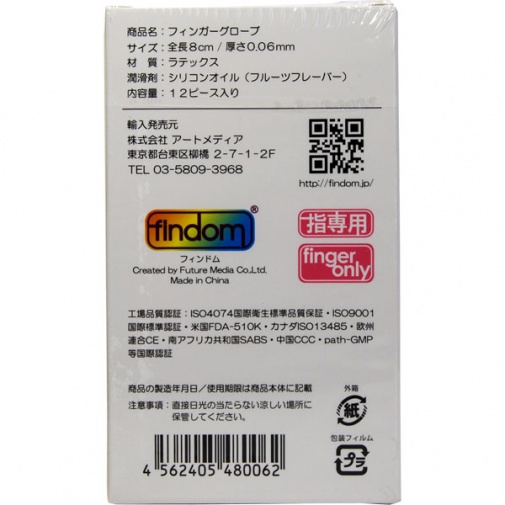 Findom - Latex Finger Condoms - 12's Pack photo