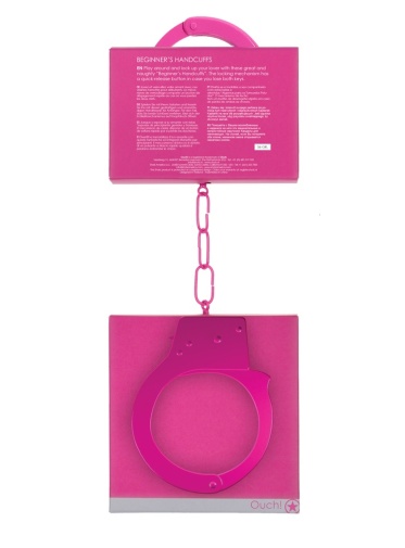 Ouch - Beginner Handcuffs - Pink photo