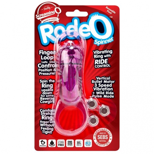 The Screaming O - Rodeo Spinner - Purple photo