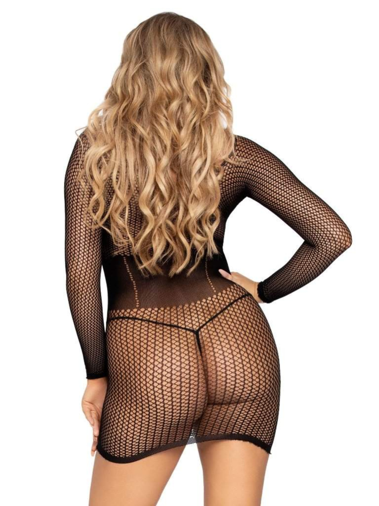 Leg Avenue - Body Talk Mini Dress - Black photo