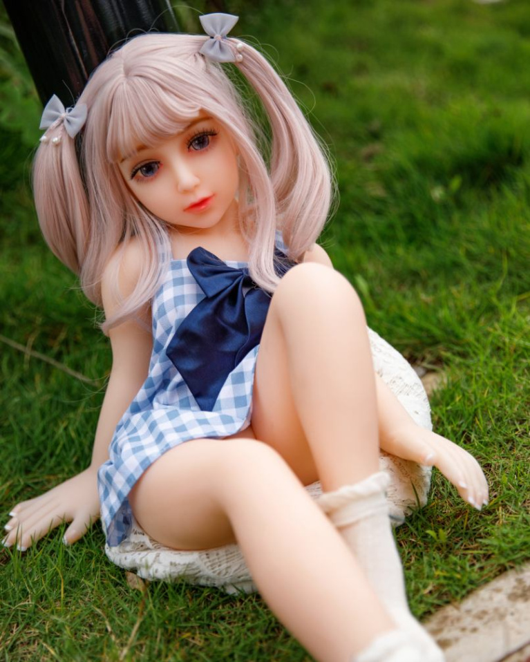 Kitty Mini Realistic Sex Doll, Small Breasts, Ultra Soft TPE 70 cm (2'3 ft) photo
