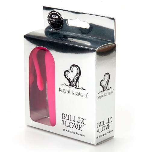 Bullet 4 Love - Rechargeable Vibe w Tail - Pink photo