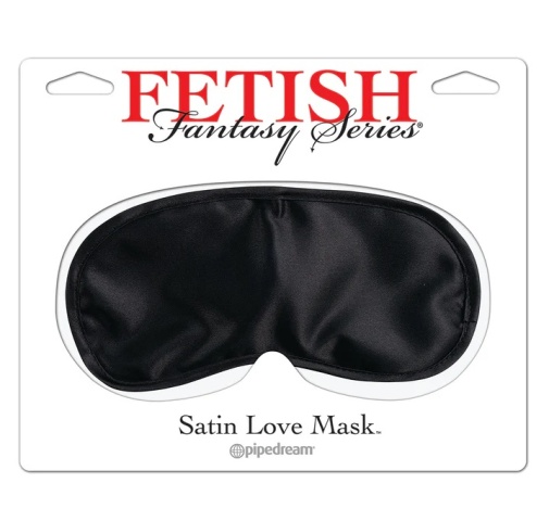 Fetish Fantasy - Satin Love Eye Mask - Black photo