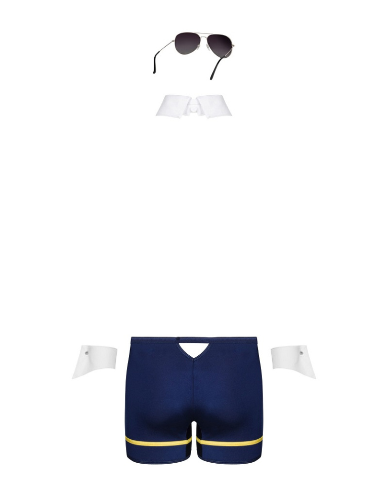 Obsessive - Pilotman Set - Blue - L/XL photo