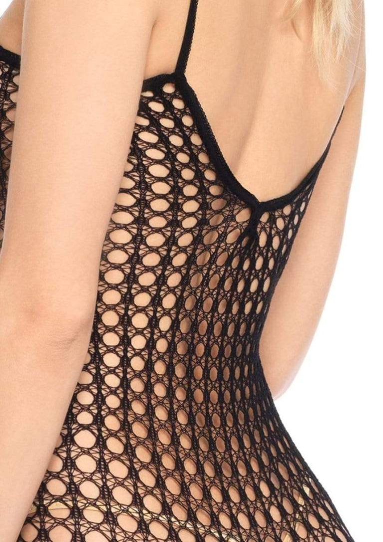 Leg Avenue - 无缝连身丝袜 - 黑色 照片