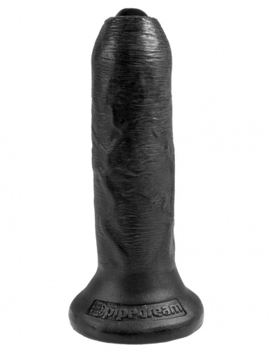 King Cock - Cock 6″ Uncut - Black photo