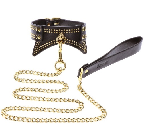 Taboom - Vogue Collar w Leash - Black photo