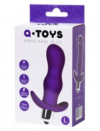 A-Toys - 震动后庭塞 大码 - 紫色 照片