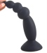 FAAK - Silicone Mini Anal Beads - Black photo-4