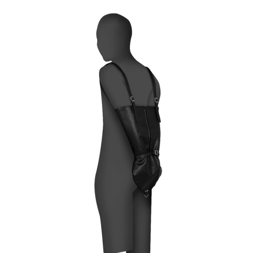 Ouch - Xtreme Zip-up Full Sleeve Arm Restraint - Black photo