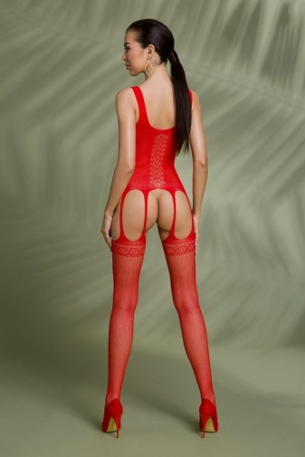 Passion - Eco Bodystocking BS007 - Red photo