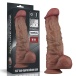 Lovetoy - 10.5" XXL Dual Layered Cock - Brown photo-9
