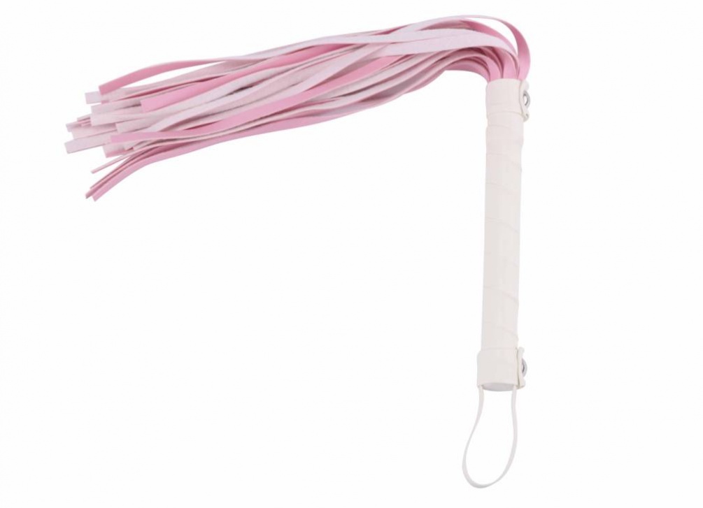 Material: PU Leather pink with pink edge sealing, pink fluff... MT - Slave Training Bondage Set - Fluff Pink photo-4