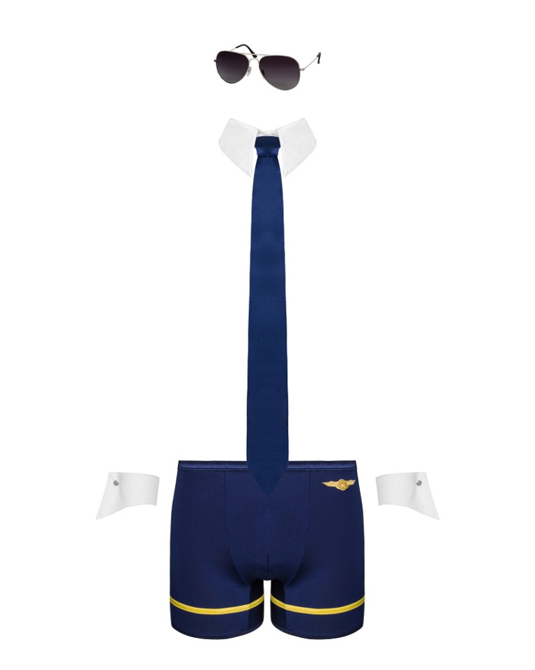 Obsessive - Pilotman Set - Blue - L/XL photo